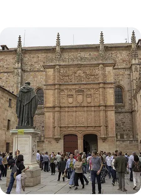 Fachada plateresca de la Universidad de Salamanca